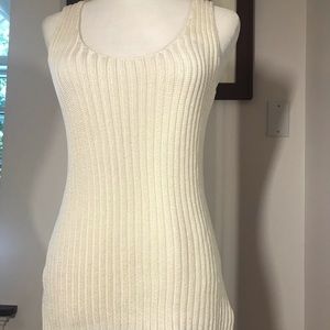 Knit sleeveless sweater
